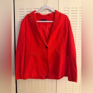 Saks Fifth Avenue Red Jacket Brand NWOT